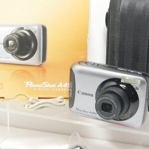 Canon Digital Camera PowerShot A490 10.0MP Bundle w/ Box TESTED WORKING